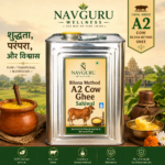 Navguru Wellness A2 Desi Cow Bilona Ghee Produced by Traditional - Image 4